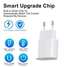 20W Fast Charging Set [USB C Wall Charger + 6.6Ft/200cm USB C To Lightning Cable] Compatible With IPhone 14/13/12/11/XR/XS/XS Max Super Fast Charger Compatible With IPhone, Travel Charger Plug, Fast Charging Wall Mountable For Office, School, Dorm, And Home, Gifts For Family, Friends, Kids, Birthday, Christmas, Winter, Suitable For Travel, Office, Dorm, And Home Adapter