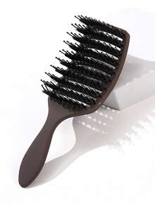 蓬松干湿发刷 - 1 个小号弯曲空心梳 - ABS 塑料手柄，便携式设计旅行梳，适用于普通头发、发刷、梳子、美发工具、理发沙龙美容旅行必需品的美发产品和配件、返校、旅行度假必需品、女士发饰、刷子、发刷、边缘刷、刷头发、发梳、梳头发、顺发刷、球刷、迷你发刷、发刷套装、木梳、梳子、光滑后刷、发刷、边缘刷、刷头发、发梳、发刷套装、梳头发、迷你发刷、顺发刷、美发产品、美发工具、美发用品、护发、卷发刷、理发师、理发配件、美发设备、旅行必需品、旅行必需品、发型、美发 - 彩色 - 查看 16