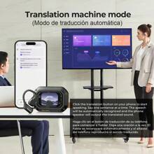 Miniso Écouteurs XP6 IA à transmission libre sans fil. Traduction pour écouter de la musique et passer des appels, prend en charge 120 langues pour la traduction IA avec écouteurs sans fil