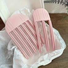 2pcs Volume Booster Plastic Hair Non-Marking Clips, Effortless Hairstyle Tool For Root Lift & Bangs