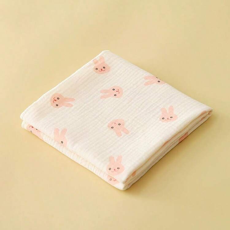 Crinkle Muslin Baby Swaddle Wrap, Double Layer Soft Newborn Hospital Receiving Blanket, Infant Swaddle Blanket & Bath Towel - Multicolor - View 13