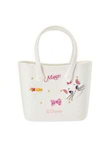 Miniso Disney Duchess Hole-Design Bento Bag, Lightweight And Portable, Perfect For Commuting And Traveling (1 PC)