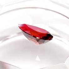 One 100% Lab Grown Ruby Pear Cut Gemstone For Charms Advanced Jewelry Making Materials DIY