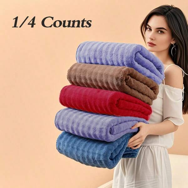 [Absorbent Towels] 1/4pcs Extra Large Towel Set Highly Absorbent, Quick-Drying, 35.5in X 71.5in (90cm X 180cm), Multi-Colored Pattern, Stylish, Machine Washable, Comfortable, Vibrant, Ideal Gift, Home Use, Bathroom