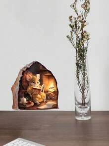 3 件趣味老鼠洞墙贴卧室厨房踢脚线家居装饰 3d 乙烯基墙贴花 DIY 卡通老鼠动物壁画艺术、贴纸、墙贴花、家居装饰乙烯基贴花、春季装饰物品刷新您的家、拉玛装饰贴纸房间装饰墙面装饰浴室装饰卧室装饰房间装饰物品客厅装饰房屋装饰家居装饰客厅墙壁艺术墙纸个性化贴纸 - 彩色 - 查看 2