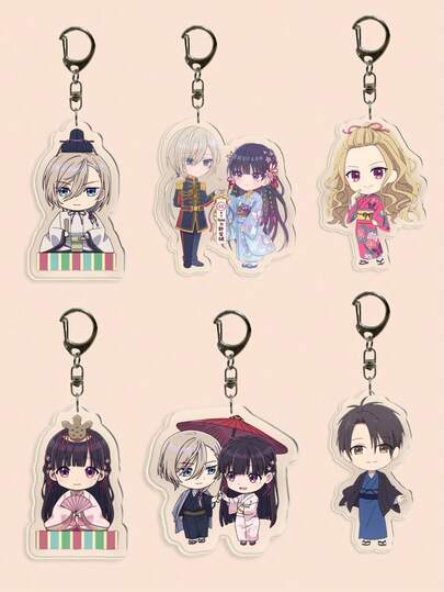 1 件我的幸福婚姻可爱亚克力包挂饰西森芽衣工藤清假名卡通动漫角色扮演人物钥匙扣礼物纪念品粉丝汽车配件包挂饰学校哥特 Y2k 包配件挂绳带身份证夹汽车配件包饰