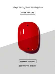 XEIJAYI 2pcs 10ml Gel Top Coat And Base Coat Set No Wipe Matte Top Coat And Base Coat Long Lasting UV Soak Off Combination Gel Nail Polish - Clear - View 4