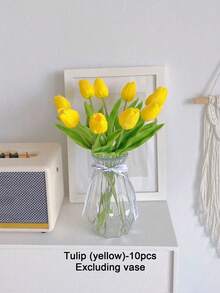 1pc Geometric Glass Vase, Suitable For Hydroponics, Dried Flowers, Home Decor, Flower Arrangement, Gifts, DIY, Birthday, Graduation - Clear - View 16