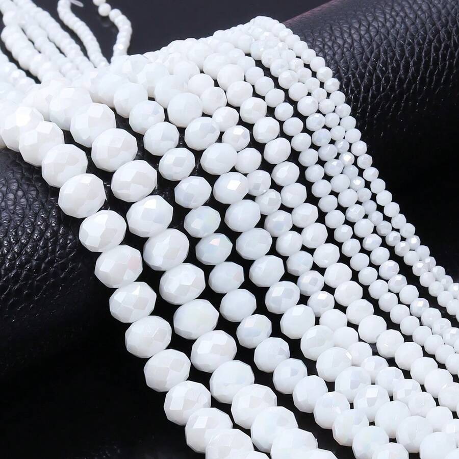 1 hạt pha lê cắt gốm AB hình bàn tính 3/4/6/8/10mm, phụ kiện thời trang đa năng cơ bản để làm đồ trang sức DIY, thích hợp làm vòng tay, vòng cổ, đồ trang sức độc đáo, mặt điện thoại, móc chìa khóa