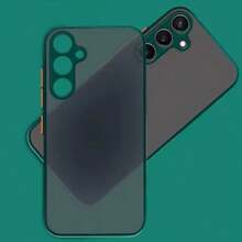 1 pieza Funda protectora para teléfono con acabado mate traslúcido y a prueba de golpes, compatible con Samsung Galaxy A55 A15 A35 / Apple / OPPO / HONOR / REALME / REDMI