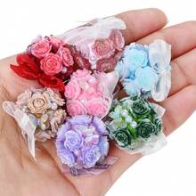 3pcs/Set Handmade Butterfly, Flower & Bead Embellished Jewelry Pendants, Suitable For Making Phone Charms, Keychains, DIY Crafts - Flowers and Butterflies - View 16