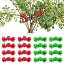 10–50 Pieces 90-Degree Plant Bending Trainer Growth Manipulation Tutors For Plants Clips Bending Branch Clamps Branch Accessories - 紅色 - 查看 3