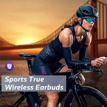 LIFEBEE Wireless Sport Earbuds With Mic And LED Charging Case - True Stereo Sound And Earhook Design For Running And Workouts