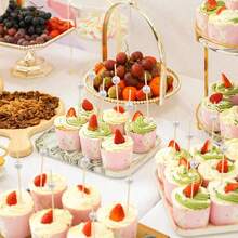 200/100/50/20/10pcs White Bead Food Sticks,Fruit Fork, Bamboo Stick, Bamboo Skewer, Durable Anti-Crack Bamboo Sticks, Delicate Bamboo Sticks, Fruit Bamboo Sticks, Sandwich Toothpicks, Suitable For Party, Birthday Wedding Party Decoration Supplies, Home Picnic Party, Club, Fruit, Cupcakes: Hamburgers, BBQ Snacks - White - View 3