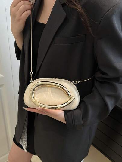 棕色 PU 皮革手拿包 - 情人节的理想之选，舒适时尚，时尚手提包，个性化礼品选择，2025 年配饰，适合所有场合的时尚风格，价格实惠的奢华体验