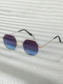 经典几何框架眼镜，适合男士日常佩戴，与服装完美搭配 - 同款多色 - 查看 12