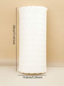 1pc Soft Manicure Pillow With Heart Shape Design, PU Leather Armrest Hand Pillow Set, Removable & Washable - Multicolor - View 5