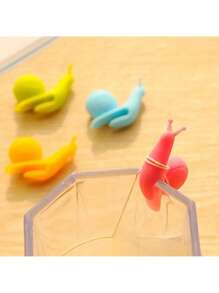 1/5pcs Snail Shaped Silicone Tea Infuser - Small Kitchen Tool For Tea Lovers, Perfect Decoration For Teacup, Hanging Tea Bag, Great Gift For Wife & Friends Back To School