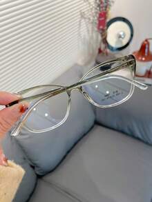 新款猫眼眼镜，韩国时尚ins TR超轻光学眼镜框零度数无度数眼镜女 - 同款多色 - 查看 7