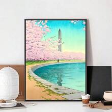 1 Stück Ukiyo-E Kawase Hasui Kunstwerke Poster Clubbar Vintage Poster Wandkunst Malerei Schlafzimmer Studierzimmer ohne Rahmen - Verschiedenfarbig - Übersicht 6