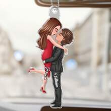 7 Style - Custom Photo Acrylic Car Ornament - Drive Safe, I Love You - Personalized Couple Photo Accessory - Gifts For Husband - Valentine's Day Decor, Artwork Wall Painting For Gift, Bathroom