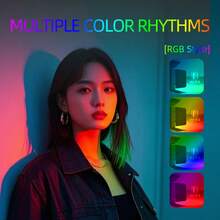 Đèn vòng vuông 15cm kèm kẹp, sạc USB, 3 nhiệt độ màu RGB, có thể điều chỉnh độ sáng, đèn selfie kẹp di động, thích hợp cho điện thoại, máy ảnh, chụp ảnh, phát trực tiếp - Lựa chọn lý tưởng! - Một cỡ - Xem 2