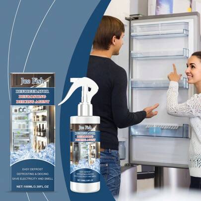 1 Stück Kühlschrankentfrosten & Eisentfernungsreiniger, Haushalts- und Kältelagerungsreiniger zur Enteisung von Flecken