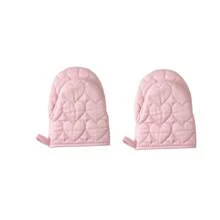 4pcs/Set Long/Short Duck Bill & Heart Shaped Oven Mitts & Pot Holders, Extra Thick And Heat Resistant Up To 500 Degrees, Kitchen Set