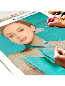 Bộ tranh đính kim cương 5D tùy chỉnh - Tranh ảnh cá nhân hóa, kim cương tròn và vuông, trang trí tường tự làm cho nhà, phòng ngủ, văn phòng | Món quà hoàn hảo cho Ngày Valentine, Ngày của Mẹ, Sinh nhật, người yêu thú cưng, các cặp đôi (Công cụ thiết kế miễn phí + Vận chuyển nhanh), Bản in chất lượng cao, Nghệ thuật đính kim cương - Nhiều màu - Xem 5