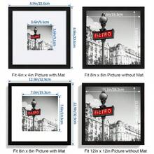 1pc Home Living Room Wall Decor Picture Frame - Multicolor - View 5