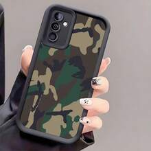 Camo 1pc 迷彩防摔防震手机壳兼容 iPhone、Honor、Redmi、Galaxy、
