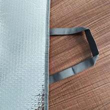 1pc Air Conditioner Outdoor Unit Insulation Pad, Waterproof Sunshade Cover, Aluminum Foil Heat Insulation Sunscreen - Multicolor - View 10
