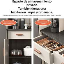 Small Integral Kitchen 120cm Cupboards With 3 Drawers 5 Doors - White - View 7