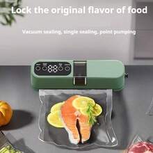RAF New Vacuum Sealing Machine, Vacuum Bag Sealing Food Preservation, Suitable For Dry And Wet Food Preservation And Snack Bag Sealing, Vacuum Sealing/Single Sealing/External Air Pump, To Meet The Family Food Preservation Vacuum Sealing Machine - Multicolor - View 8