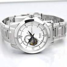 Seiko Seiko PREMIER SSA319J1 Herren Baton Uhr mit weißem Zifferblatt
