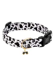 1pc Cute And Distinctive Patterns Dinosaur Bee Cow Pet Collar For Small Medium Large Dogs Adjust Buckle Dog Collar For Indoor And Outdoor Use - Multicolor - View 19