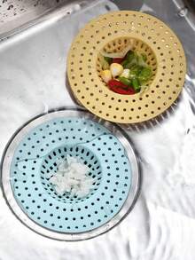 4pcs Random Color, Kitchen Sink, Bathroom Drainage, Bathroom Sink, Anti-Blocking Artifact With Filter Screen, Anti-Insect Cover And Kitchen Water Filter. - Multicolor - View 8