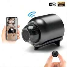 Mini Cámara WiFi 1080P Inalámbrica Monitor De Seguridad - Negro - Ver 1