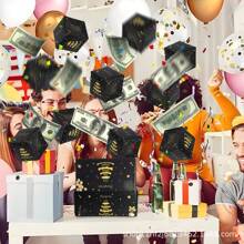 1 件生日快乐惊喜礼物弹出式爆炸礼盒，含 10/16 个弹跳盒，生日快乐惊喜礼盒，现金爆炸礼盒，爆炸礼盒现金礼盒，适合情人节、毕业典礼、生日、周年纪念礼物