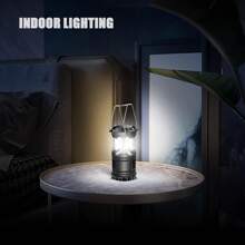 4 Packs LED Battery Operated Lights, Portable Survival Battery Powered Lamp, Camping Lantern, Suitable For Hurricane, Emergency, Storm, Outages, Outdoor Collapsible Lanterns, Outdoor Garden Lighting For Pathway, Yard, Patio