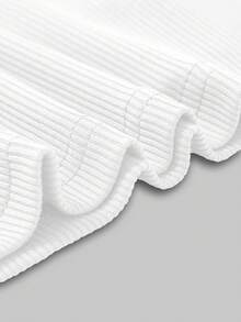 Floreya 女士方领吊带背心，夏季修身无袖休闲背心，适合叠穿，简约时尚，运动风，四季皆宜 白色 - 白色 - 查看 6