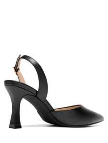 Women's High Stiletto Heels Slingback Pumps Closed Pointed Toe Party Wedding Sexy Casual Party Wedding Dress Shoes - 黑色 - 查看 6