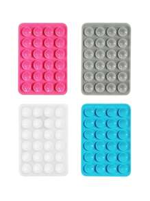 10pcs Double-Sided Silicone Suction Cup Upgrade Suction Cup Card Package Square Single Sided Phone Suction Cup Holder Adhesive Phone Case Holder Silicone Phone Accessories For Women For Men Wallet Mini Wallet Purse Wallet Magsafe Wallet Card Wallet