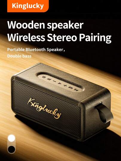 Kinglucky Kinglucky New Classic S17 Wireless Speaker Retro Player 2000mah Portable And Light Output 100W Bluetooth Speaker