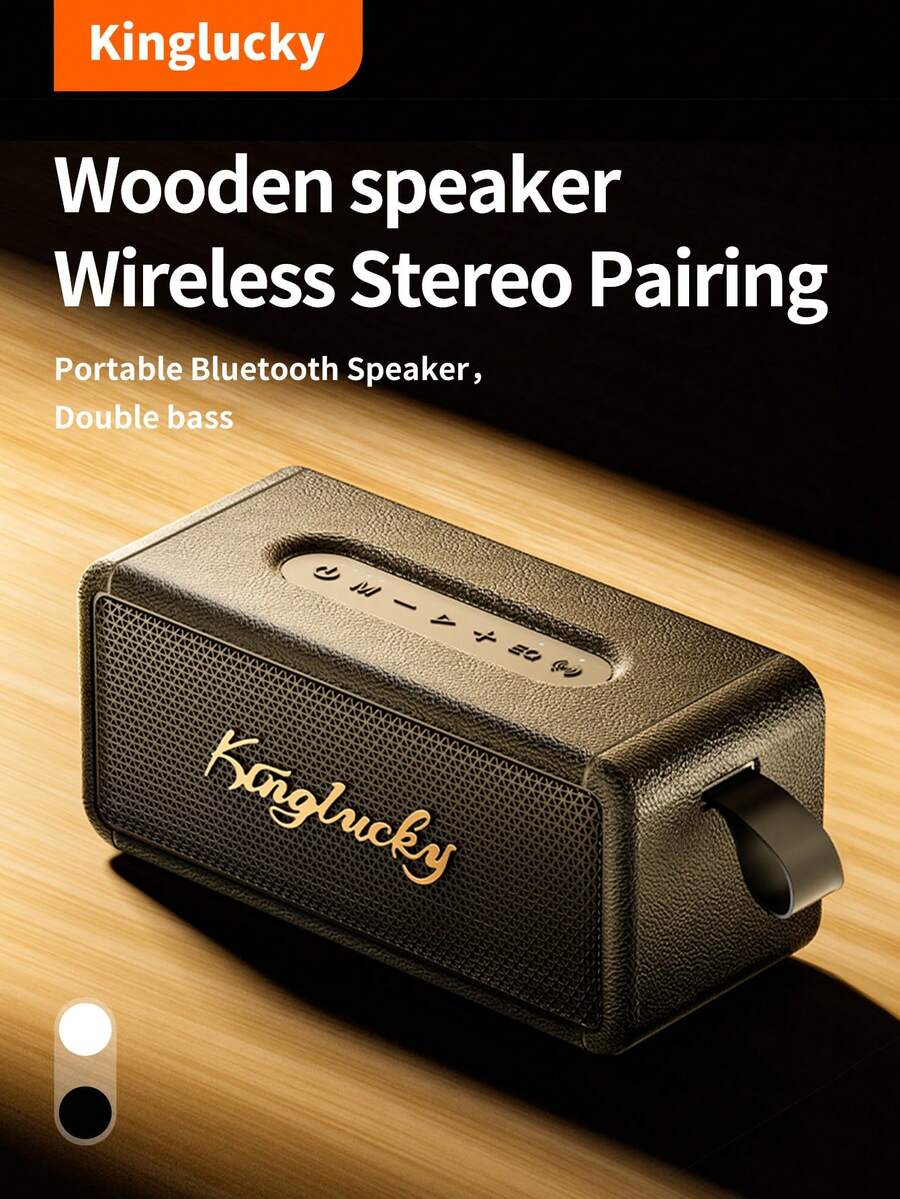 Kinglucky New Classic S17 Wireless Speaker Retro Player 2000mah Portable And Light Output 100W Bluetooth Speaker - 彩色 - 查看 1