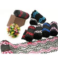 2451 "Lace In 7 Colors: Diversity And Quality For All Your Projects" - Rosewood - View 4