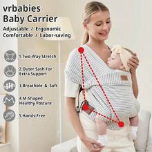 Baby Carrier Straps, Suitable For Newborns And Young Children, Lightweight And  Baby Carrier Straps, Baby Gifts - 條紋 - 查看 3