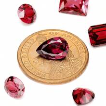 One 100% Lab Grown Ruby Pear Cut Gemstone For Charms Advanced Jewelry Making Materials DIY