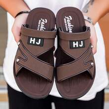 Men's New Summer Fashion Casual Business Slippers, Non-Slip Deodorizing Beach Walk Sandals