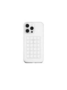 10pcs Double-Sided Silicone Suction Cup Upgrade Suction Cup Card Package Square Single Sided Phone Suction Cup Holder Adhesive Phone Case Holder Silicone Phone Accessories For Women For Men Wallet Mini Wallet Purse Wallet Magsafe Wallet Card Wallet